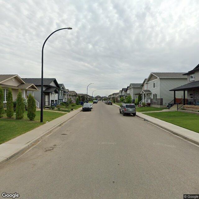 A street in Hampton Village, Saskatoon