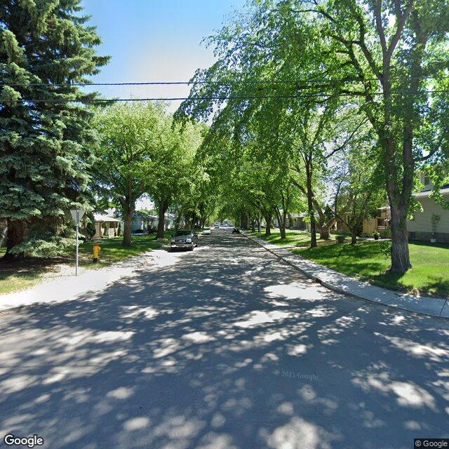 A street in Haultain, Saskatoon