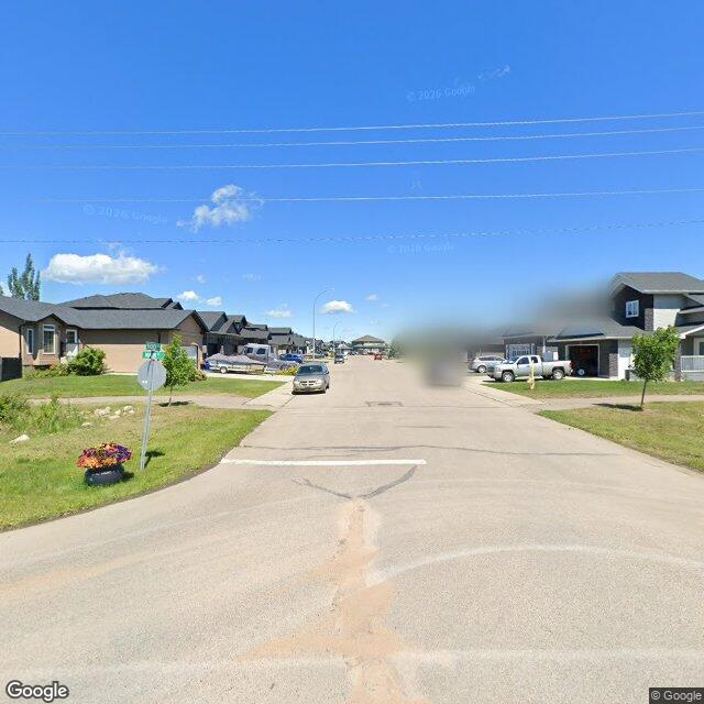 A street in Martensville, Saskatoon