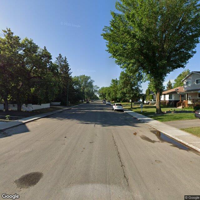 A street in Westmount, Saskatoon